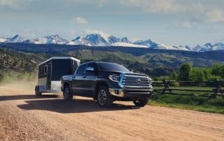 Toyota tacoma Hauling trailer in Rocky Mountains - Toyota Tundra towing capacity concept